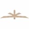Ekena Millwork Davenport Smooth Timber Gable Bracket, Douglas Fir, 96"W x 28"H x 1 1/2"D x 5 1/2"F, 7/12 Pitch GBW096X28X0206DAV00SDF - alternate 1
